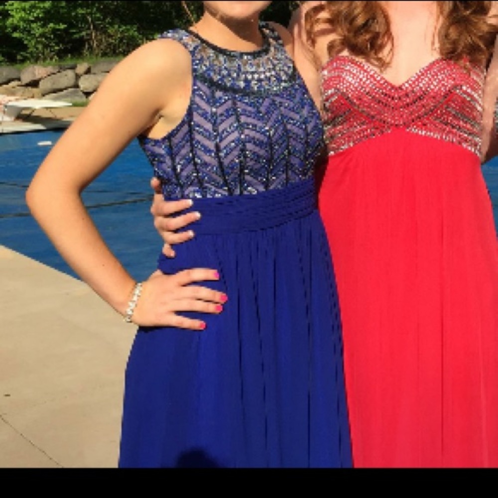 Blue Prom Dress Size 4